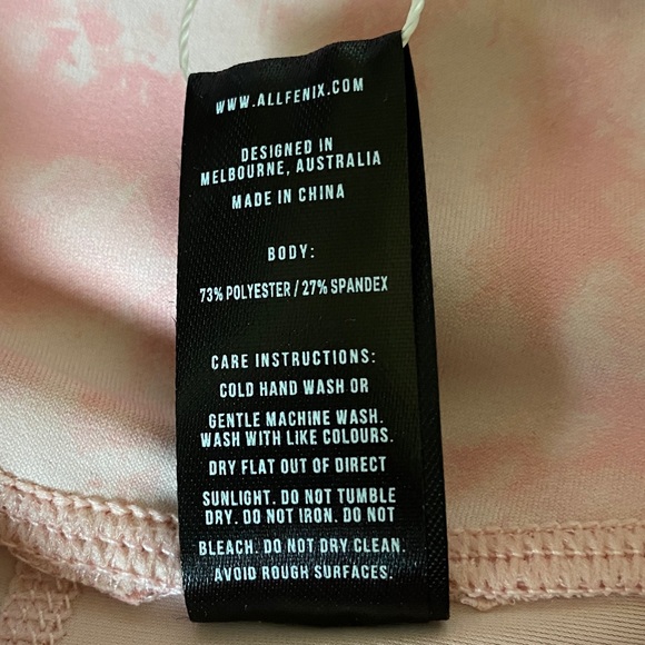 All Fenix Blush Tie Dye 7/8 Leggings Size Small - Picture 9 of 12